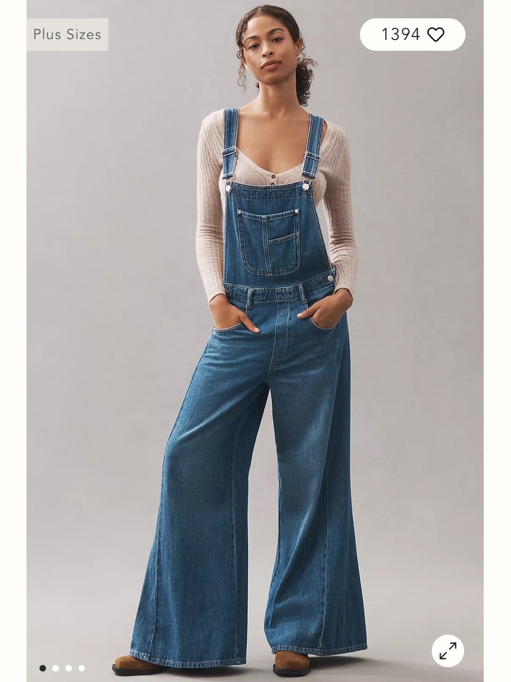 New Denim Flare Overalls Medium Wash Old Navy 2 Jumpsuit Dungarees Boho Retro XS - Picture 2 of 11